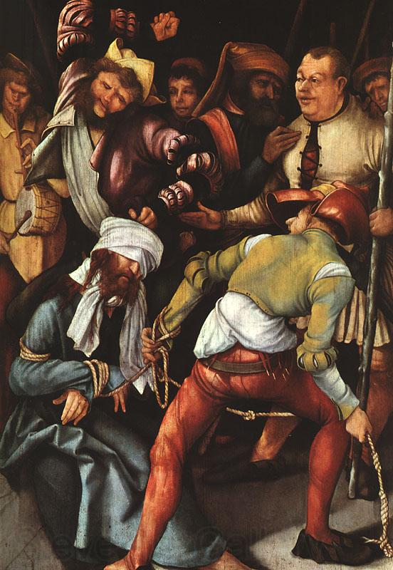  Matthias  Grunewald The Mocking of Christ Spain oil painting art